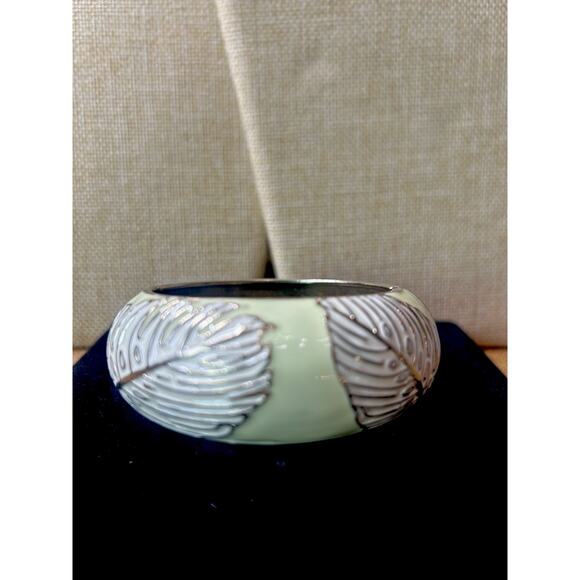 Sequin Jewelry - Sequin Nordstrom Multicolor Gold Tone Statement Enamel Bangle Bracelet #593